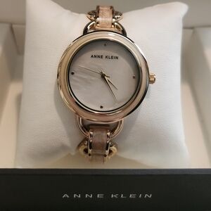Anne Klein Gold and Pink Women's Watch
